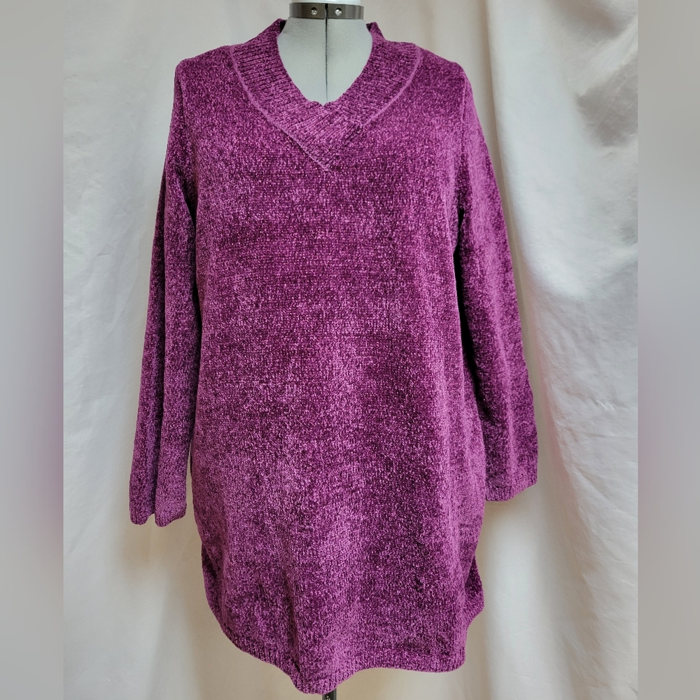 Womens Purple Sweater